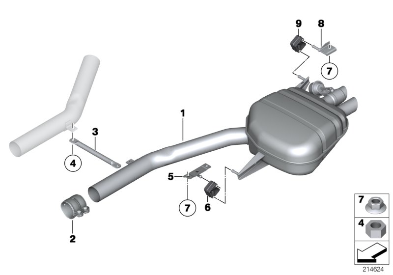 18_0873 Exhaust system, rear