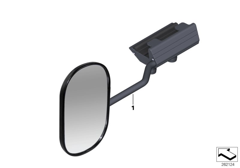 03_1632 Exterior mirror for towing