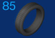 85 Complete wheel and tyre sets