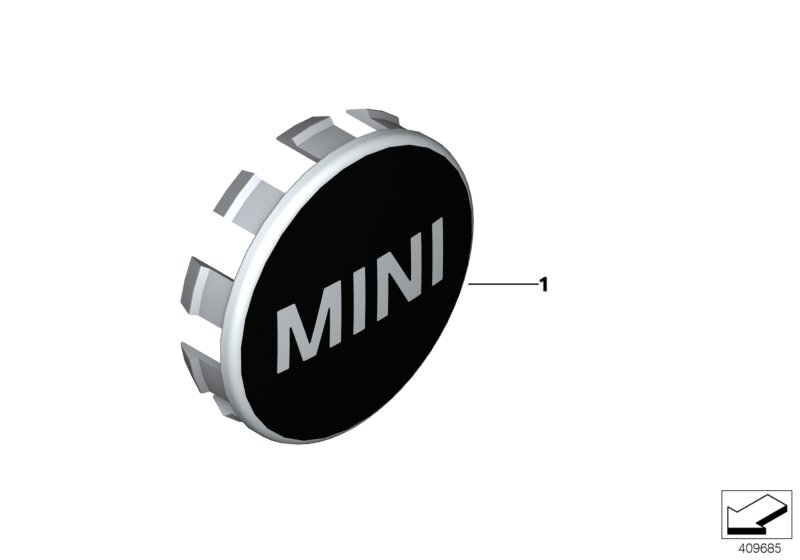 36_2092 MINI hub cap
