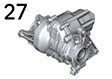 27 Transfer box / electric gearbox