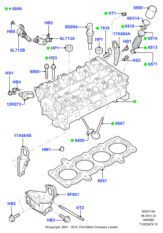 Parts catalogue for FORD Focus Mk2 Hatchback (DA_, HCP, DP) │ EU