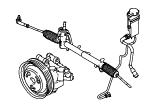 Шасси.Рулевой механизм, шланги и насос
