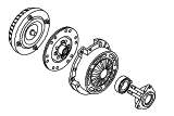 Inline Engine - Petrol.Clutch, Clutch Housing & Flywheel