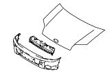 Body And Related Parts.Radiator Grille,Front Bumper & Hood