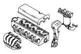 Modular Engine.Cylinder Head/Valves/Manifolds/EGR