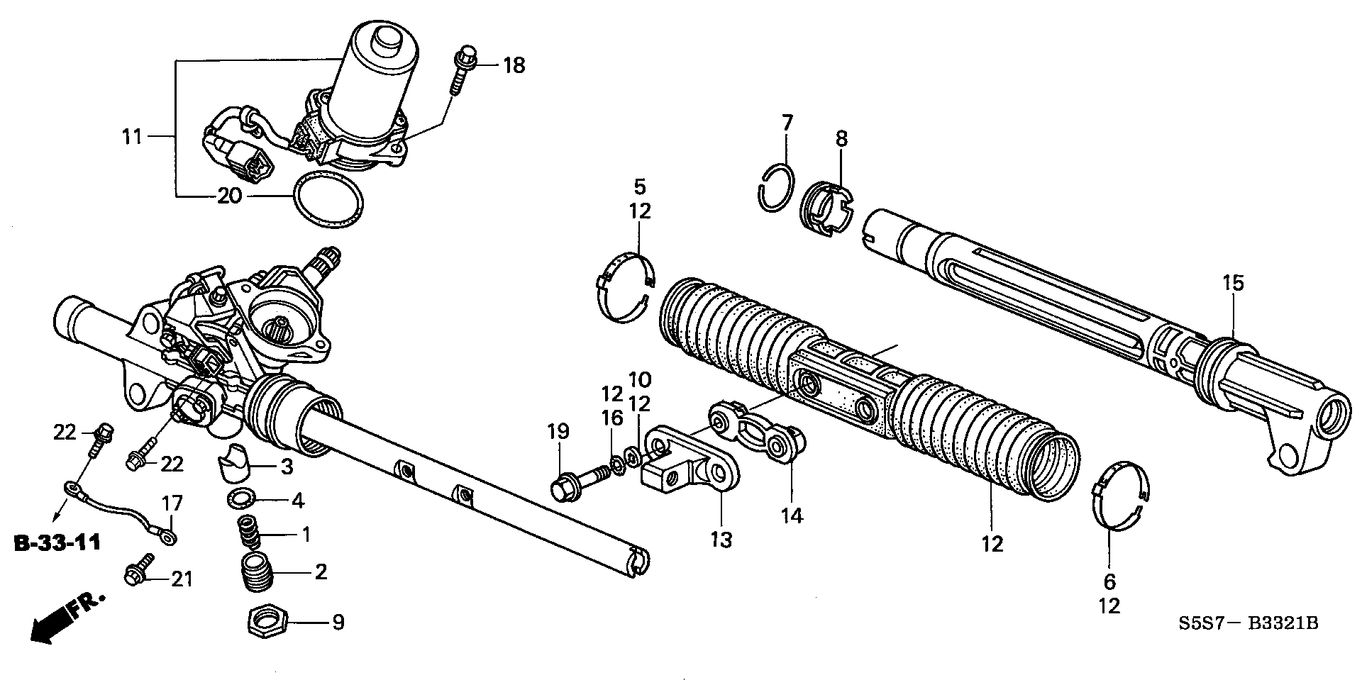 Схема рулевой рейки Лансер 9
