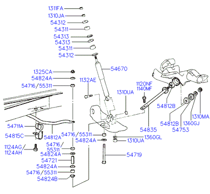 Febi Bilstein 41786 Rotules Direction Articulation Avant Hyundai Amica Atoz
