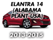 ELANTRA 14(ALABAMA PLANT-USA) (2013-2015)