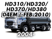 HD310/HD320/HD370/HD380 04EM: -FEB.2010 (2004-)