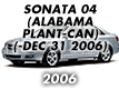 SONATA 04 (ALABAMA PLANT-CAN): -DEC.31.2006 (2006-2006)