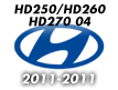 HD250/HD260/HD270 04 (2011-2011)