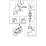 0-41A - FUEL FILTER AND BRACKET