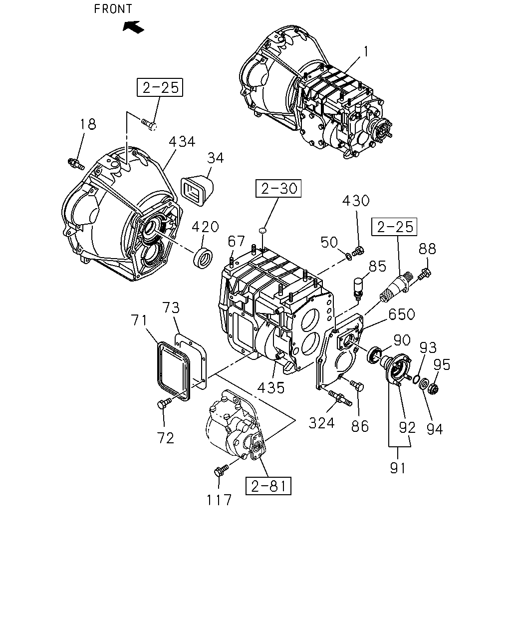 N, 51514 - NLR/NMR(77) LHD 14 - 14, 2 - Clutch, Transmission, Trans Axle,  2-20 - MANUAL TRANSMISSION ASM AND CASE - Catcar.info