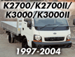 K2500/K2700/K2700II/K3000/K3000II 97 (1997-2004)