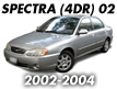 SPECTRA 02 (4DOOR) (2002-2004)