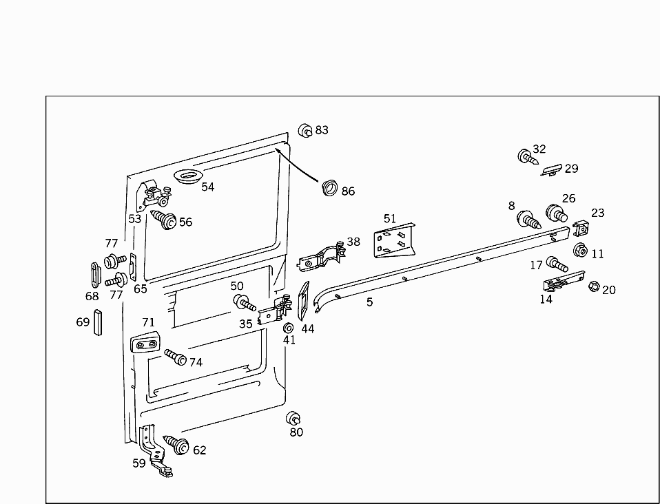 Van Europe 903 063 73 Side Doors 115 Run And Suspension