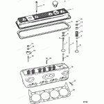 CYLINDER HEAD AND ROCKER COVER