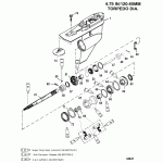  Gear Housing, Propeller Shaft - Standard Rotation