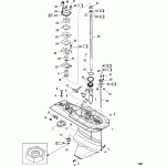  Gear Housing, Driveshaft 2.33:1 0T622485/ 0P222545 and Up