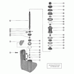  GEAR HOUSING ASSEMBLY, COMPLETE (PAGE 2)