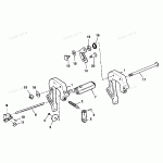 CLAMP BRACKETS (SERIAL # 0E143888 AND UP)