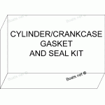 CYLINDER & CRANKCASE GASKET & SEAL KIT