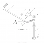 SUSPENSION, REAR STABILIZER BAR - R14WH76AA
