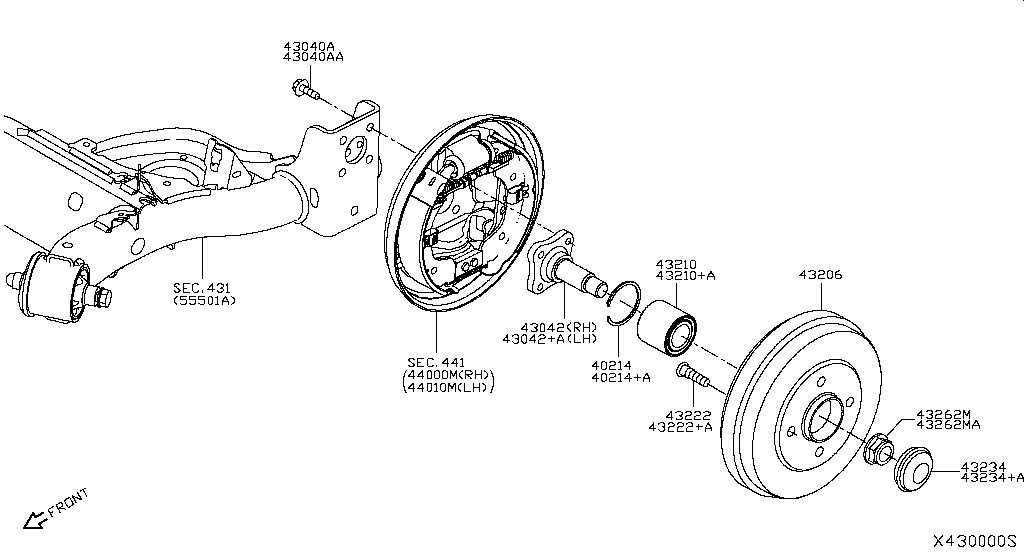 2015 nissan versa note front wheel bearing