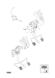 4.CLUTCH PEDAL AND FIXINGS