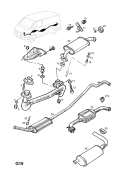 22.EXHAUST PIPE,SILENCER AND CATALYTIC CONVERTER (CONTD.)