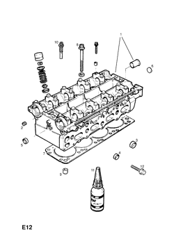 27.CYLINDER HEAD, PLUGS AND GASKET