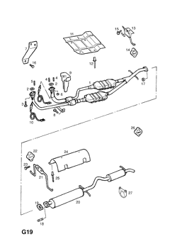 34.EXHAUST PIPE,SILENCER AND CATALYTIC CONVERTER (CONTD.)