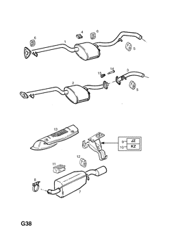 47.EXHAUST PIPE,SILENCER AND CATALYTIC CONVERTER (CONTD.)