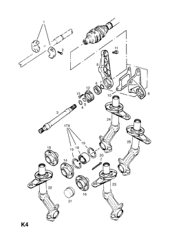 10.FRONT AXLE DRIVE SHAFT FIXINGS (CONTD.)