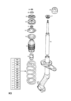 15.FRONT SHOCK ABSORBERS