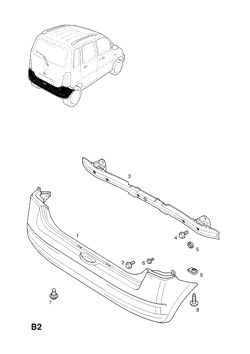 4.REAR BUMPER FITTINGS