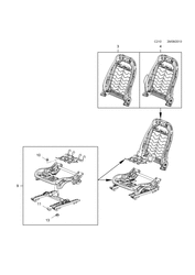 1.FRONT SEAT FRAME AND FITTINGS