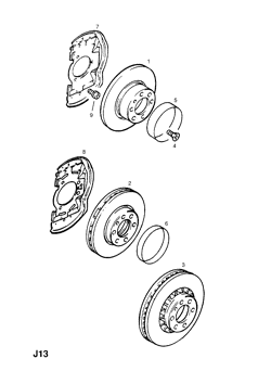 18.FRONT BRAKE DISC AND SHIELD