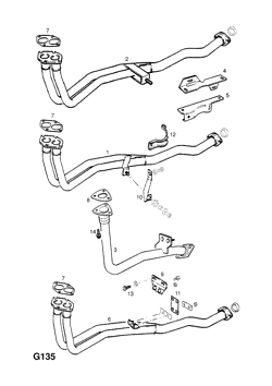 110.EXHAUST PIPE,SILENCER AND CATALYTIC CONVERTER (CONTD.)