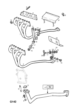117.EXHAUST PIPE,SILENCER AND CATALYTIC CONVERTER (CONTD.)