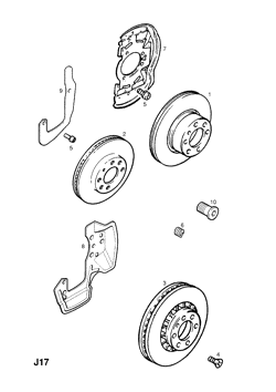 39.FRONT BRAKE DISC AND SHIELD