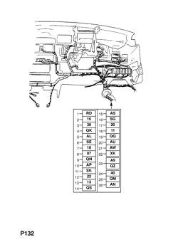 63.INSTRUMENT PANEL WIRING HARNESS (CONTD.)