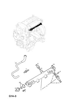 127.FUEL INJECTION DISTRIBUTION