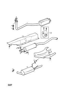 100.EXHAUST PIPE,SILENCER AND CATALYTIC CONVERTER (CONTD.)