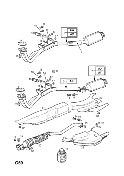 102.EXHAUST PIPE,SILENCER AND CATALYTIC CONVERTER (CONTD.)