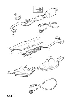 107.EXHAUST PIPE,SILENCER AND CATALYTIC CONVERTER (CONTD.)