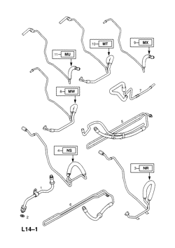 8.POWER STEERING HOSES AND PIPES (CONTD.)