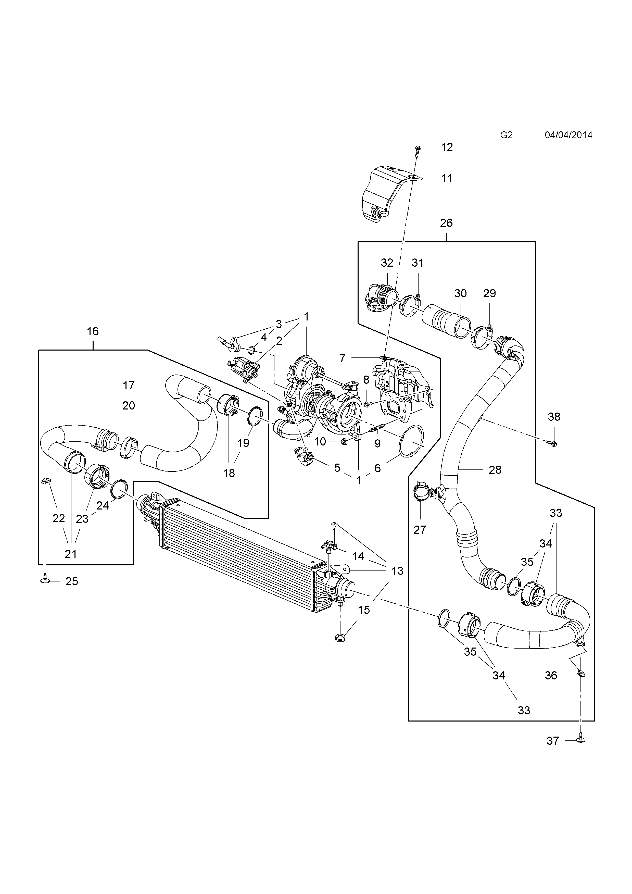 Opel ADAM ( 2013 - ), G FUEL AND EXHAUST, 1 B10XFL[LE1],B10XFT[LE1  