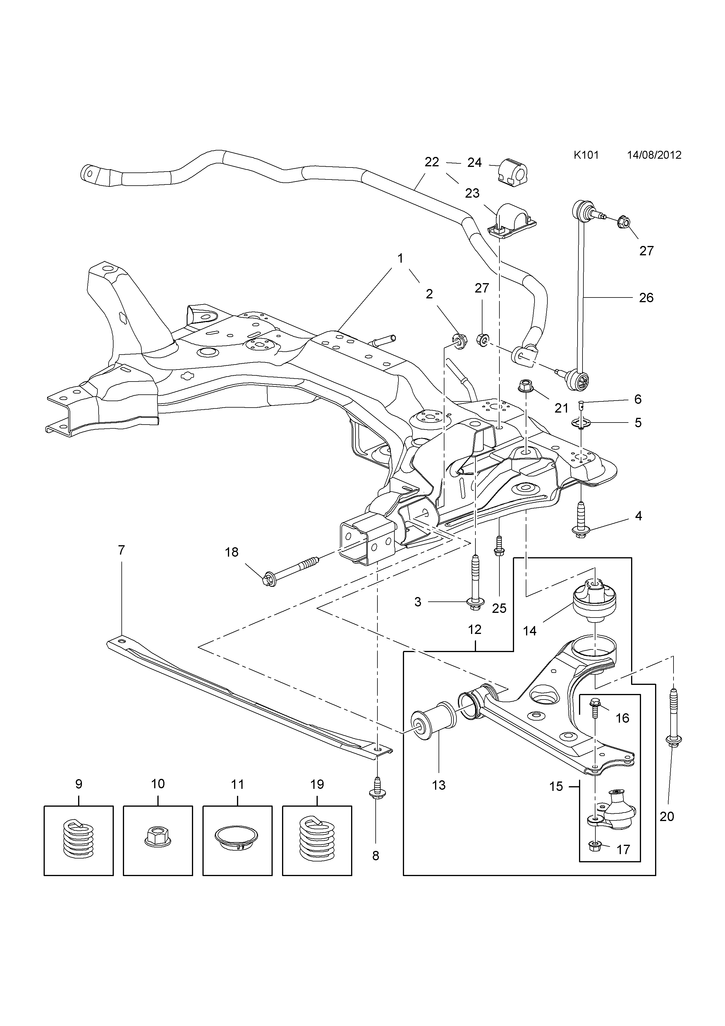 Kit extérieur design Number01 capot moteur pour Opel Adam